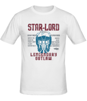 Мужская футболка Звёздный лорд
