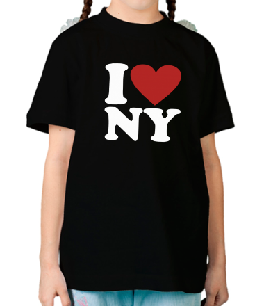 Детская футболка I love NY 