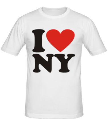 Мужская футболка I love NY 