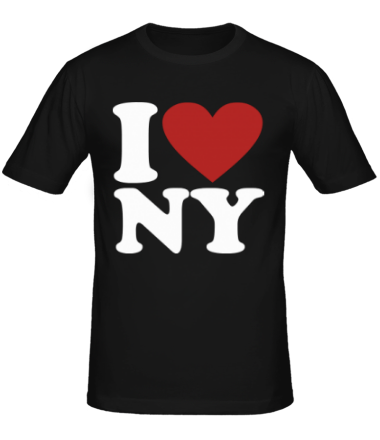 Мужская футболка I love NY 