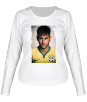 Женская футболка длинный рукав Neymar фото