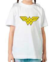 Детская футболка Wonder Woman logo фото