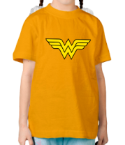 Детская футболка Wonder Woman logo фото