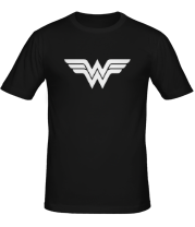Мужская футболка Wonder Woman logo фото