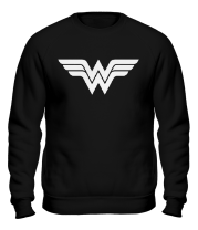 Толстовка без капюшона Wonder Woman logo фото