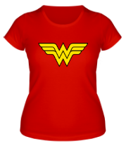 Женская футболка Wonder Woman logo фото