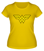 Женская футболка Wonder Woman logo фото