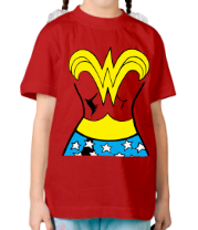 Детская футболка Костюм Чудо-женщины