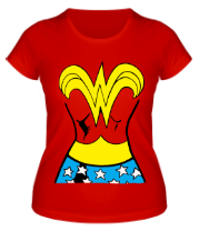 Женская футболка Костюм Чудо-женщины фото