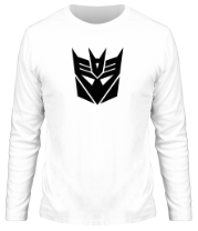 Мужская футболка длинный рукав Decepticons logo фото
