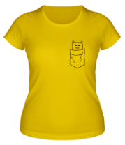 Женская футболка Ripndip cat in pocket фото