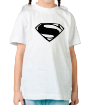 Детская футболка Superman logo from Batman v Superman Dawn of Justice фото