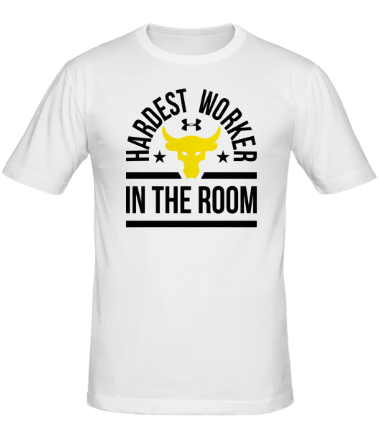 Мужская футболка Dwayne Johnson The Rock Hardest Worker in the room