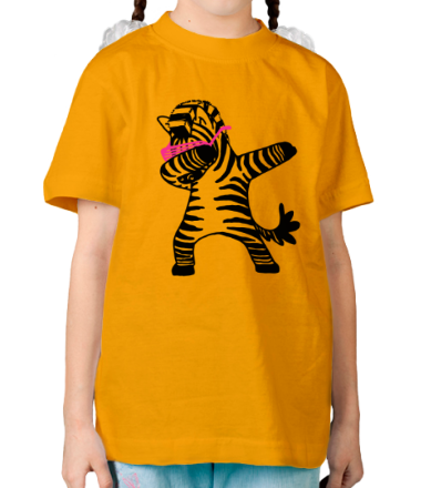 Детская футболка Дэб зебра