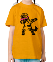 Детская футболка Дэб зебра фото