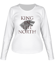 Женская футболка длинный рукав King in the North фото