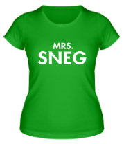 Женская футболка MRS.SNEG фото