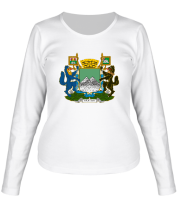 Женская футболка длинный рукав Герб города Курган фото