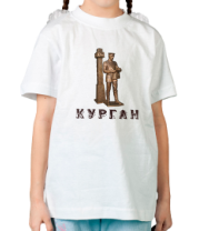 Детская футболка Курган, Нулевой километр фото