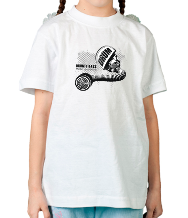 Детская футболка D'n'B music revolution