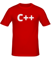 Мужская футболка C++ фото