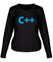 Женская футболка длинный рукав C++ фото