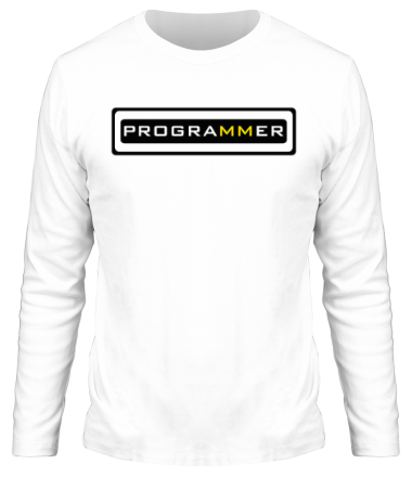 Мужская футболка длинный рукав Programmer brazzers edition 