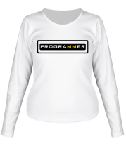 Женская футболка длинный рукав Programmer brazzers edition  фото