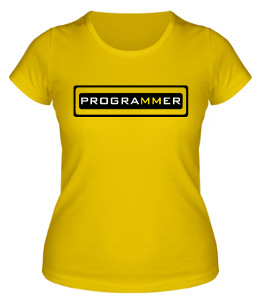 Женская футболка Programmer brazzers edition 