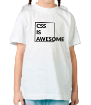 Детская футболка CSS - это круто фото