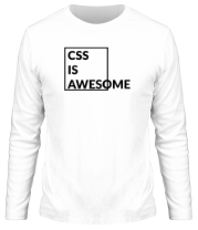 Мужская футболка длинный рукав CSS - это круто фото