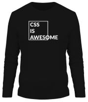 Мужская футболка длинный рукав CSS - это круто фото