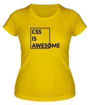 Женская футболка CSS - это круто фото