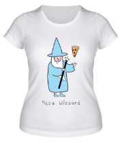 Женская футболка Заклинатель пиццы