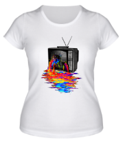 Женская футболка Перегрузка пикселей