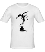 Мужская футболка Чернильный дракон фото