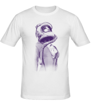 Мужская футболка Женщина-космонавт