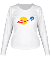 Женская футболка длинный рукав Space(pac)Man фото