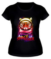 Женская футболка Космический Тигр фото