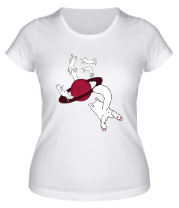 Женская футболка Космические кошки фото