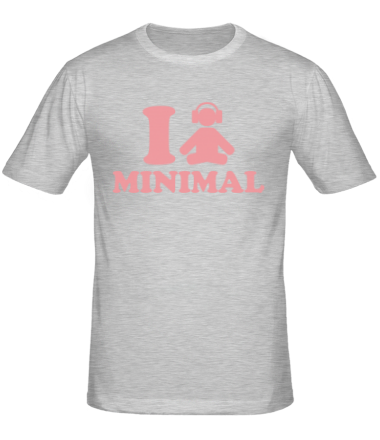 Мужская футболка I Love Minimal