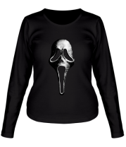 Женская футболка длинный рукав Хэллоуин Крик