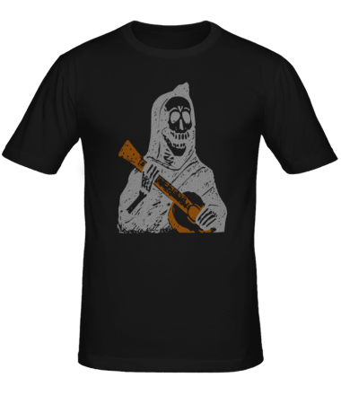 Мужская футболка Смерть с гитарой