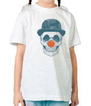 Детская футболка Череп клоуна