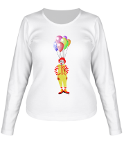 Женская футболка длинный рукав Kill That Creepy Clown