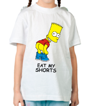 Детская футболка Eat My Shorts фото