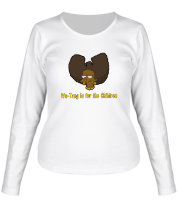 Женская футболка длинный рукав Wu-Tang для Детей  фото