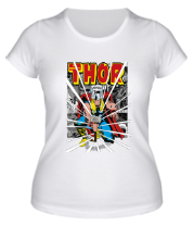 Женская футболка Могучий молот Тора фото