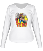 Женская футболка длинный рукав Thor Springs Into Action фото