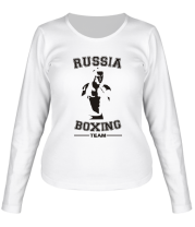 Женская футболка длинный рукав Box Team фото